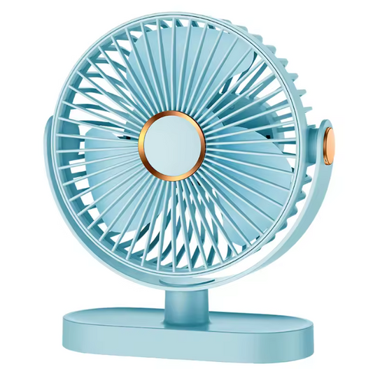 Portable Mini Desk Fan – Strong Airflow USB Powered Table Fan for Office, Bedroom & Study | Compact Cooling Fan