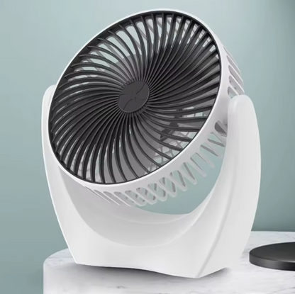 Portable Rechargeable Desk Fan – Quiet Mini Table Fan for Office, Bedroom, Travel | USB Cooling Fan, Compact & Powerful
