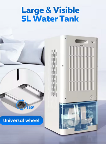 5L Air Cooler Fan – Portable Floor Standing Air Conditioner with 3 Speeds, Wide Oscillation & 24H Timer