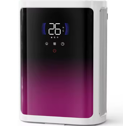 Quiet Portable Dehumidifier for Home – Air Moisture Absorber with Auto Defrost & Thermal Protection | Bedroom, Bathroom & Office