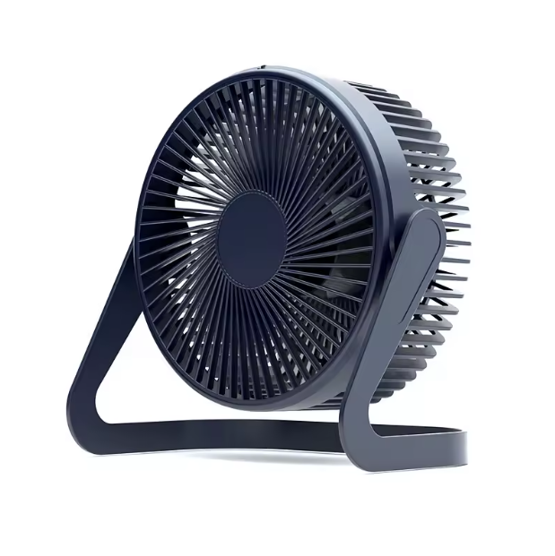5” Silent Turbo Desk Fan – USB Powered Strong Wind Cooling Fan | Compact Rotating Desktop Air Circulator for Home, Office & Travel