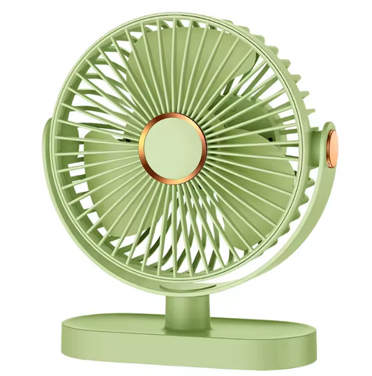 Portable Mini Desk Fan – Strong Airflow USB Powered Table Fan for Office, Bedroom & Study | Compact Cooling Fan
