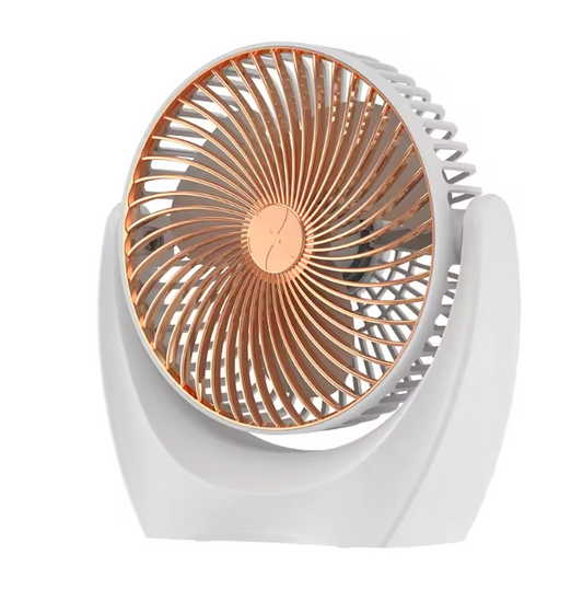 Portable Rechargeable Desk Fan – Quiet Mini Table Fan for Office, Bedroom, Travel | USB Cooling Fan, Compact & Powerful