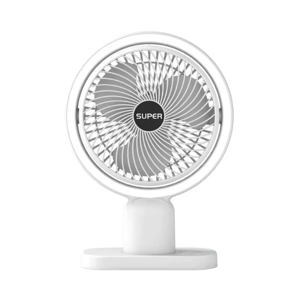 Mini Portable Desk Fan – USB Rechargeable Table Fan with Strong Airflow | Quiet Cooling Fan for Office, Home & Travel