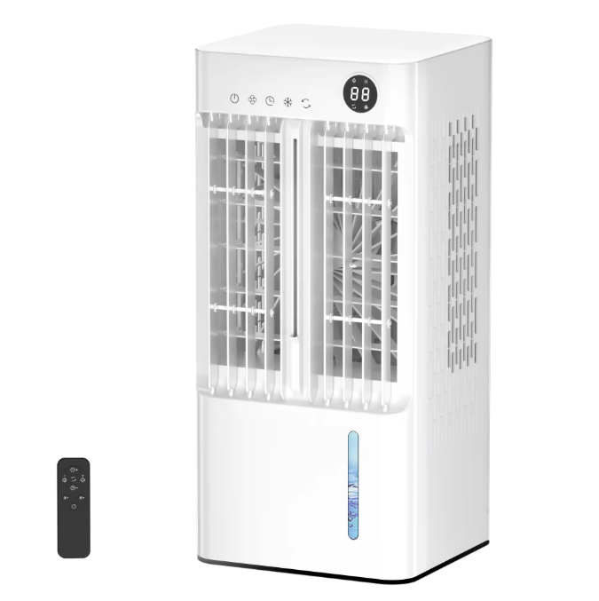 5L Air Cooler Fan – Portable Floor Standing Air Conditioner with 3 Speeds, Wide Oscillation & 24H Timer