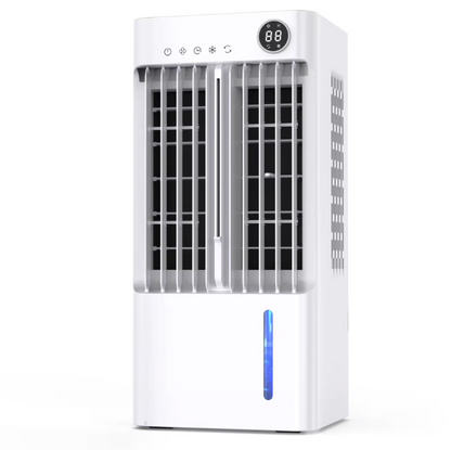 Portable Evaporative Air Cooler – Cooling Fan for Home, Office & Bedroom | Energy Efficient AC Alternative with Water Cooling