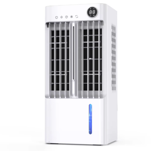 Portable Evaporative Air Cooler – Cooling Fan for Home, Office & Bedroom | Energy Efficient AC Alternative with Water Cooling